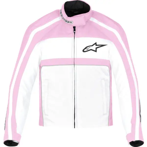 Giacca moto donna Alpinestars Stella T-Dyno Waterproof bianco-ro