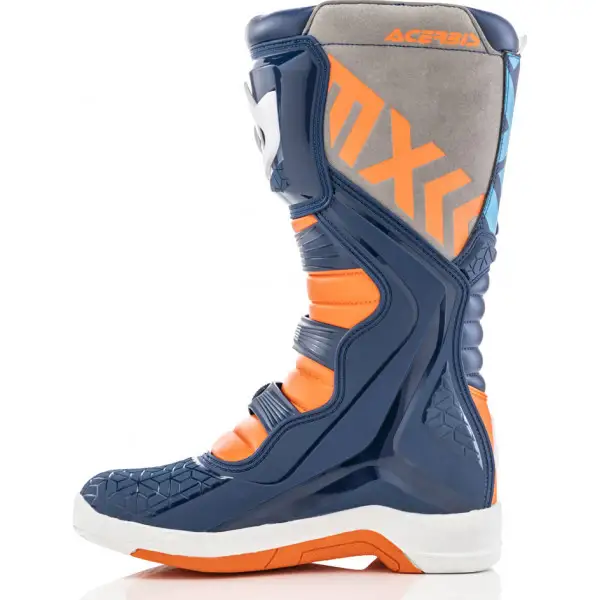 Stivali cross Acerbis X-TEAM Blu Arancio