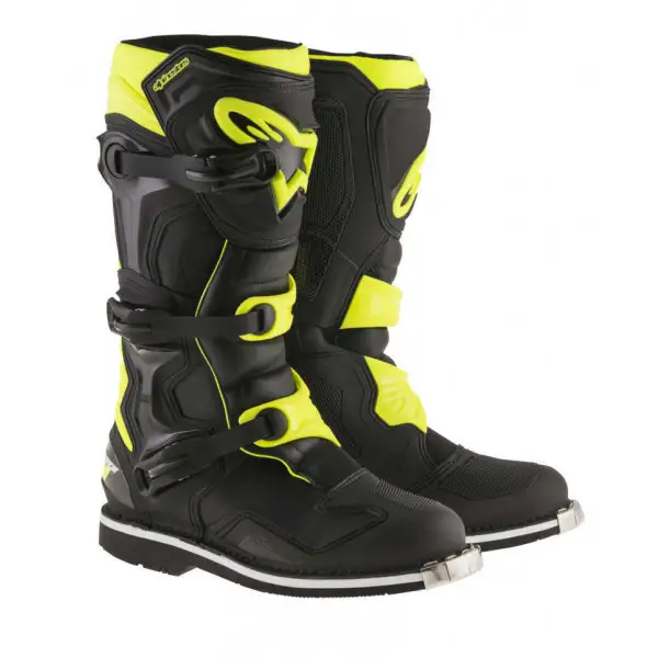 Stivali cross Alpinestars Tech 1 Nero Giallo fluo