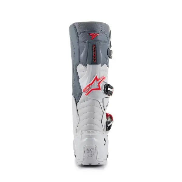 Stivali cross Alpinestars Tech 7 Enduro Grigio chiaro Grigio scuro Rosso