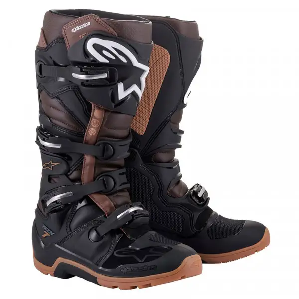 Stivali cross Alpinestars TECH 7 ENDURO Nero Marrone