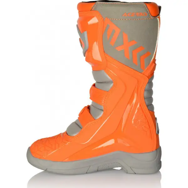 Stivali cross bambino Acerbis X-Team Kid Arancio Grigio