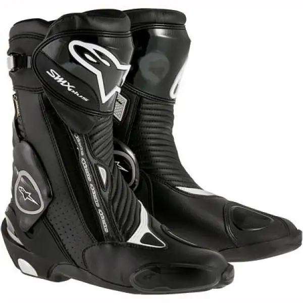 Stivali moto racing Alpinestars SMX Plus Gore-Tex nero