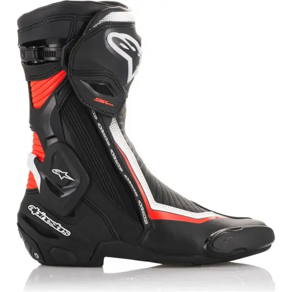 Stivali racing Alpinestars SMX PLUS V2 Nero Bianco Rosso