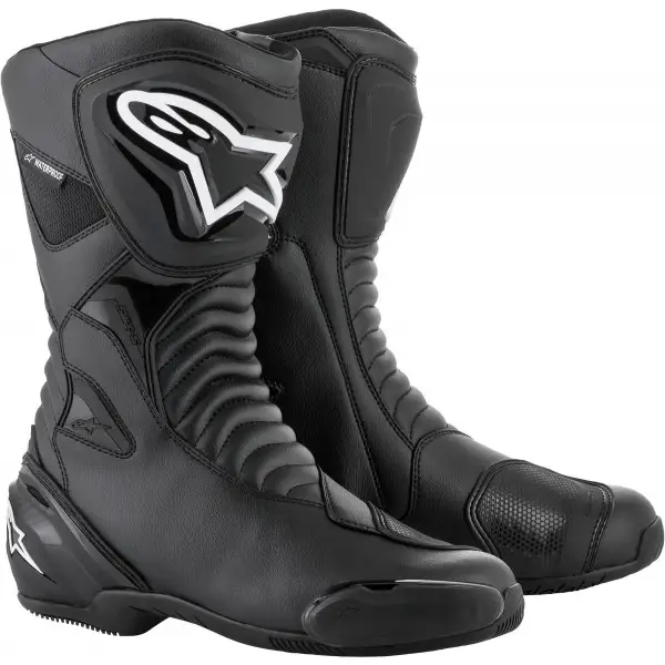 Stivali racing Alpinestars SMX S WATERPROOF nero nero