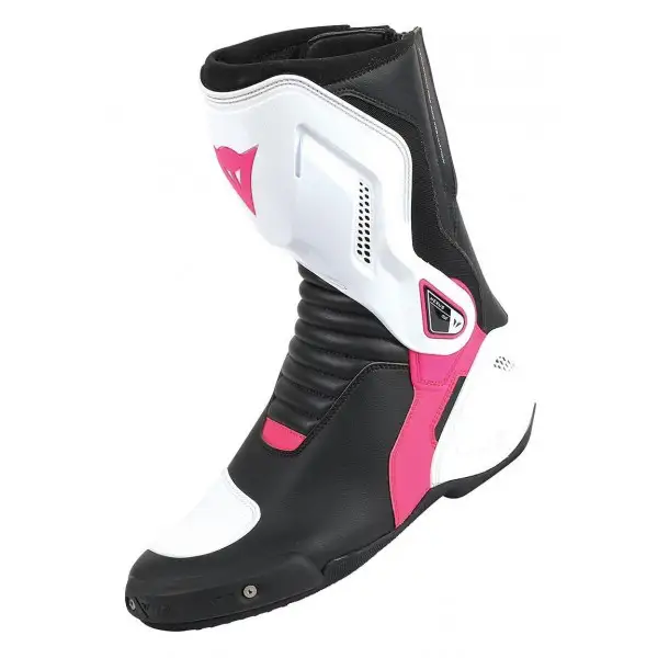 Stivali racing donna Dainese Nexus Lady nero bianco fuxia