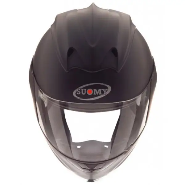 Casco moto integrale Suomy Trek Plain nero opaco