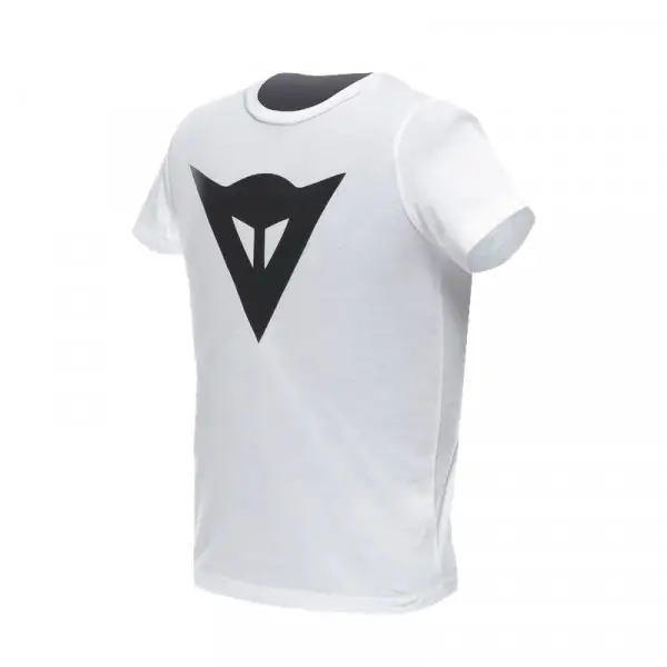 T-Shirt Bambino Dainese Logo Bianco Nero