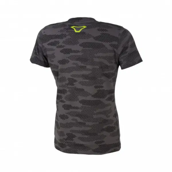 T-shirt Macna Dazzle logo Grigio Nero Giallo