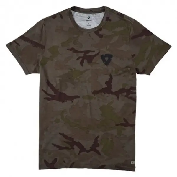 T-shirt Rev'it Bailey Mimetica Verde Scuro