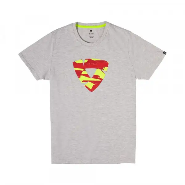 T-Shirt Rev'It Manor Grigio Rosso