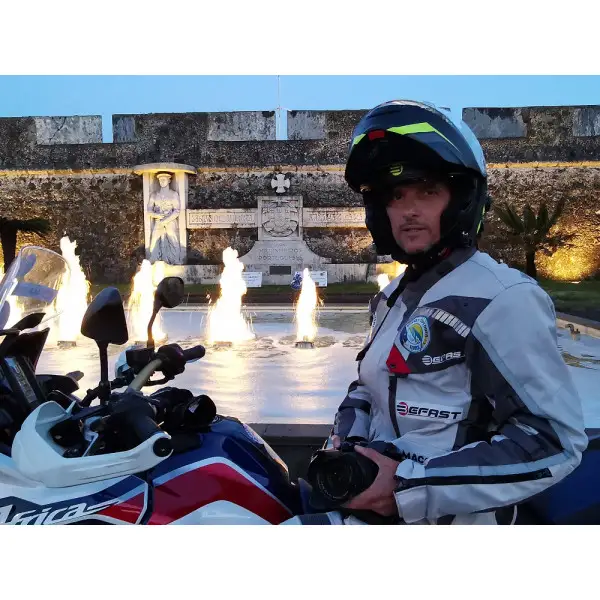 Giacca moto touring Befast TOURING TECH CE certificata 3 strati Nero Grigio