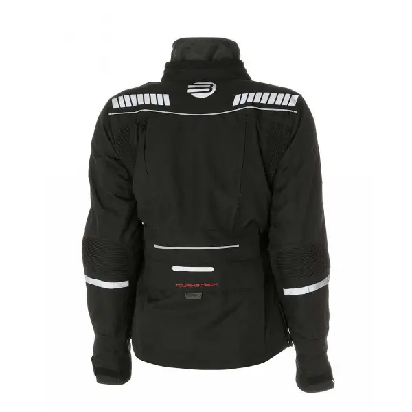 Giacca moto donna Befast Touring Tech 3 strati Nero