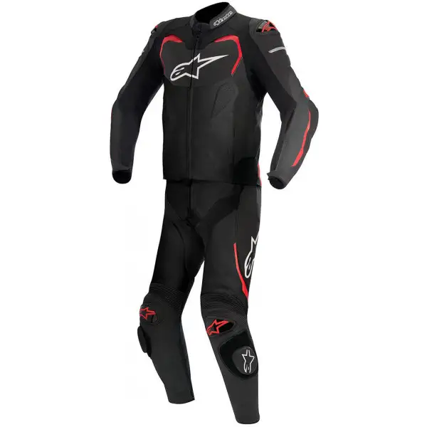 Tuta moto pelle divisibile Alpinestars GP Pro nero rosso