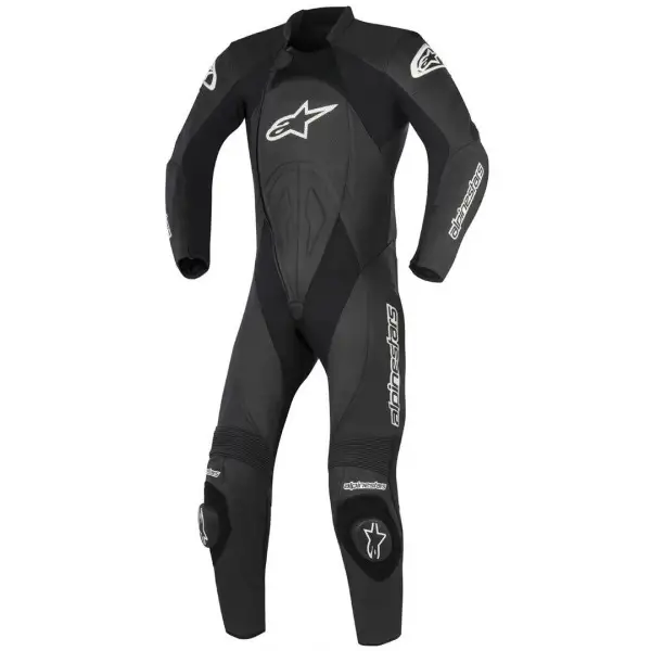 Tuta moto pelle intera Alpinestars Orbiter CE nero