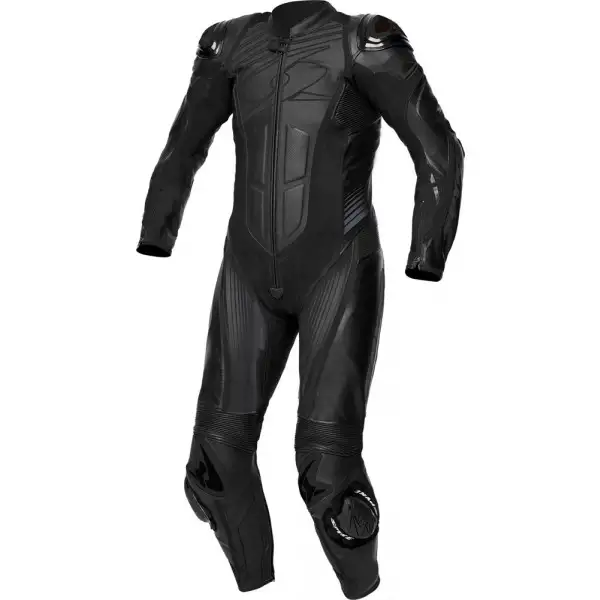 Tuta moto pelle intera Spyke ARAGON RACE ZERO Nero