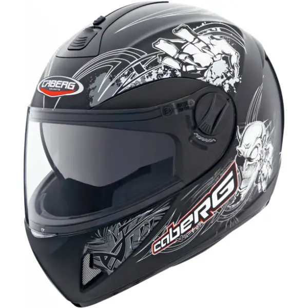 Casco moto Caberg V2 407  Hellracer II nero opaco-antracite