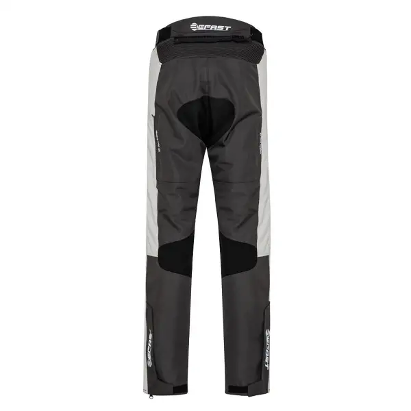 Pantaloni moto touring Befast VICTORY PANT CE certificati 3 strati Nero Grigio chiaro