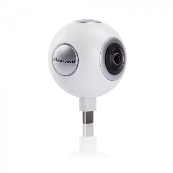 Videocamera 360 gradi Midland H360 SMART per martphone