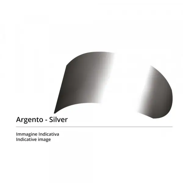 Visiera argento MPLK AGV K5 S - K3 SV taglie ML-L-XL-XXL