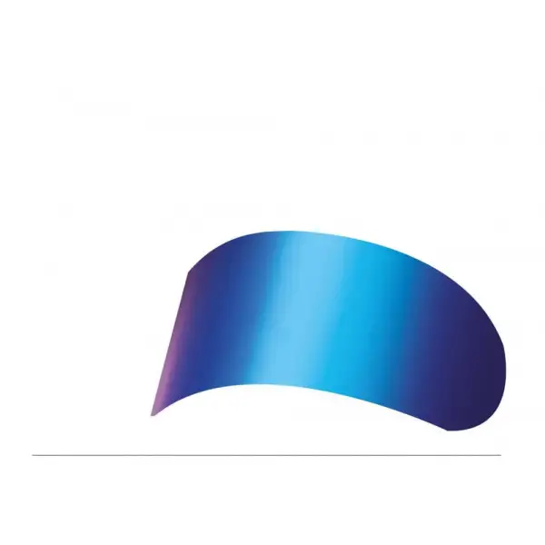 visiera casco EXO EXO-100 blu