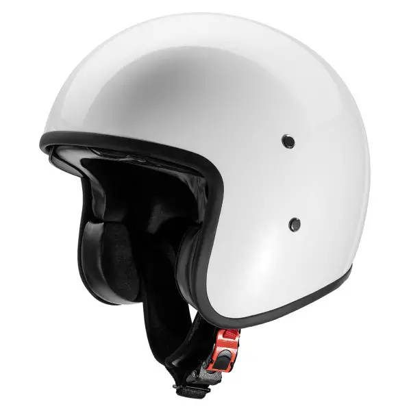 Casco jet Carburo Urban Class in fibra Bianco