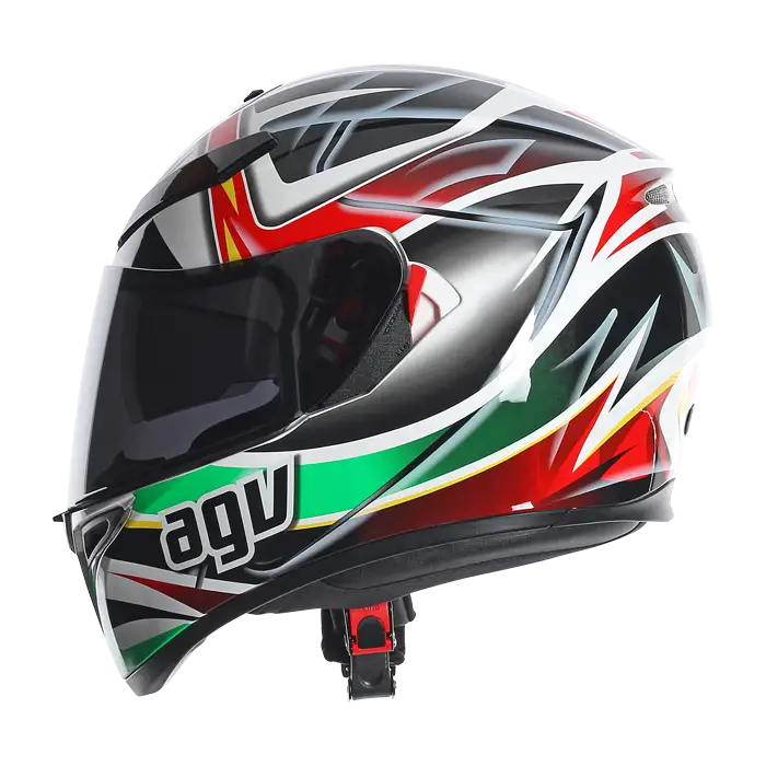 Casco moto Integrale K-5 S E2205 MULTI HURRICANE Black/Green/Bianco