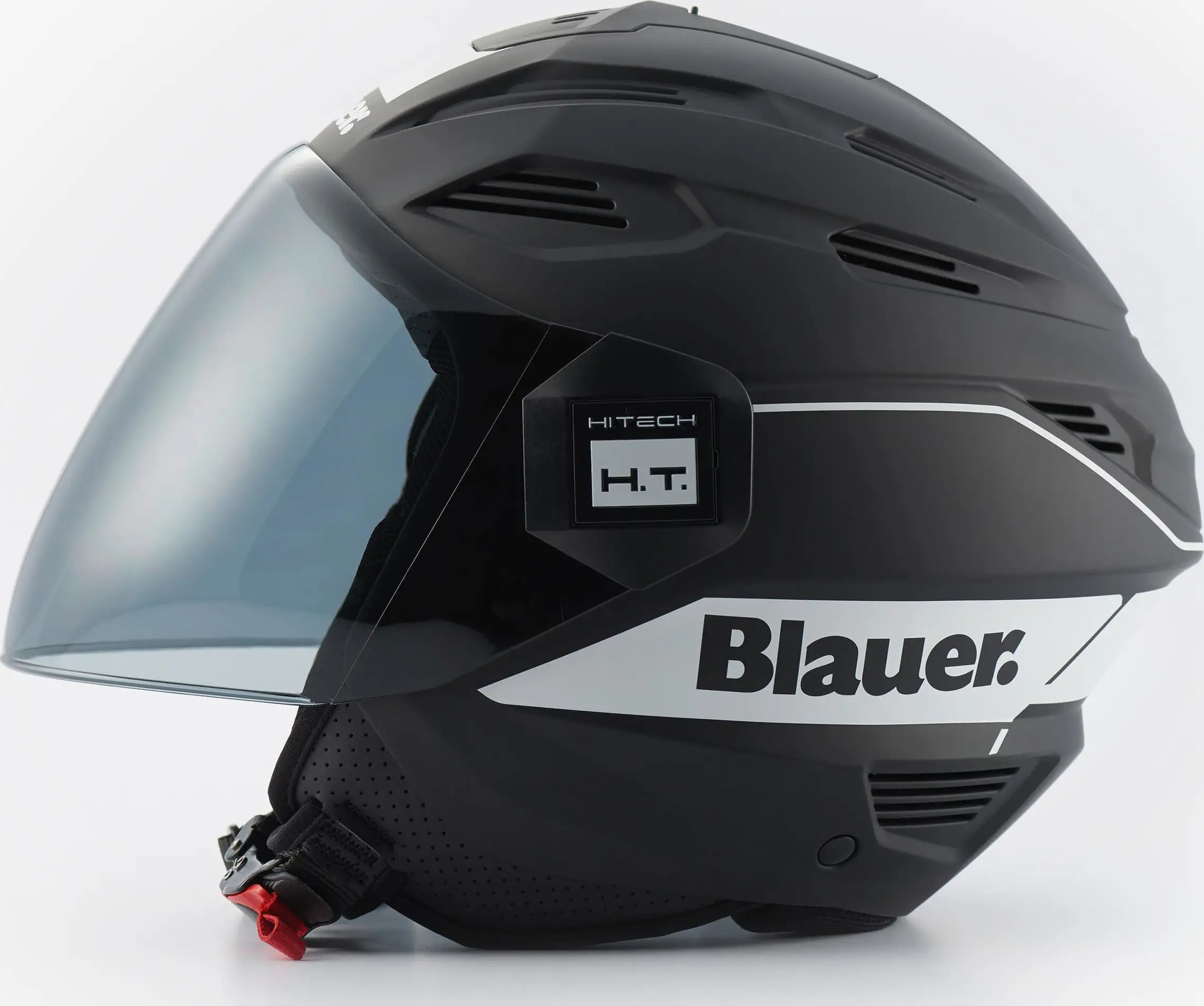 Casco jet Blauer BRAT Nero Bianco Opaco