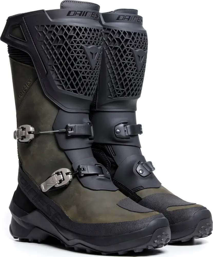 Stivali moto Dainese SEEKER GORE TEX Nero Verde Militare