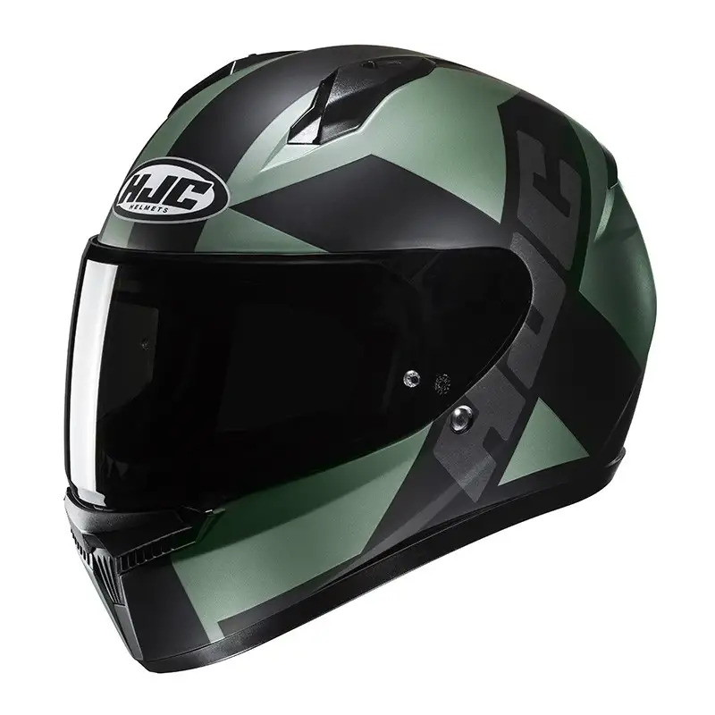 Casco hjc verde 2025