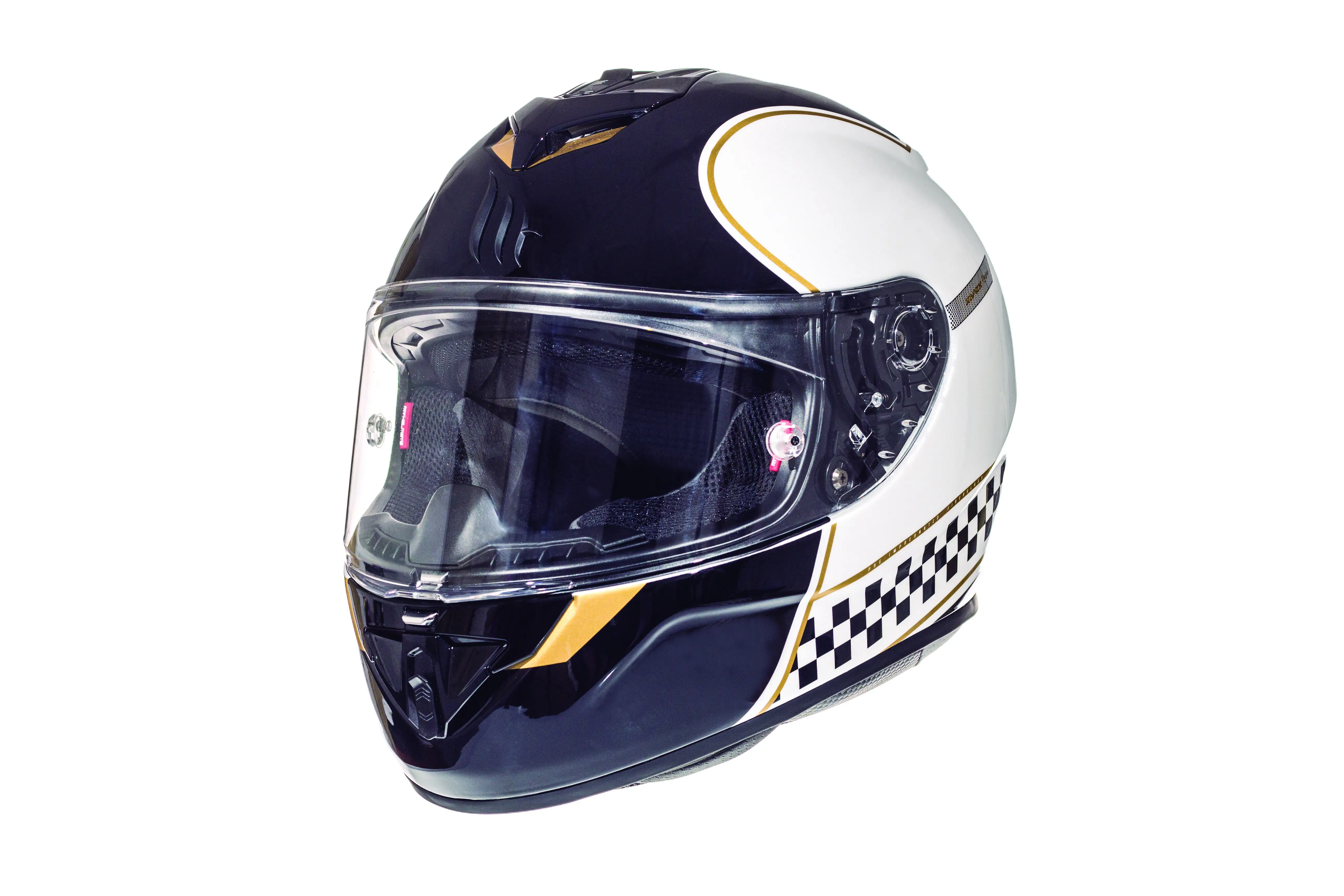 Casco integrale MT Helmets Rapide Revival B1 Bianco Lucido