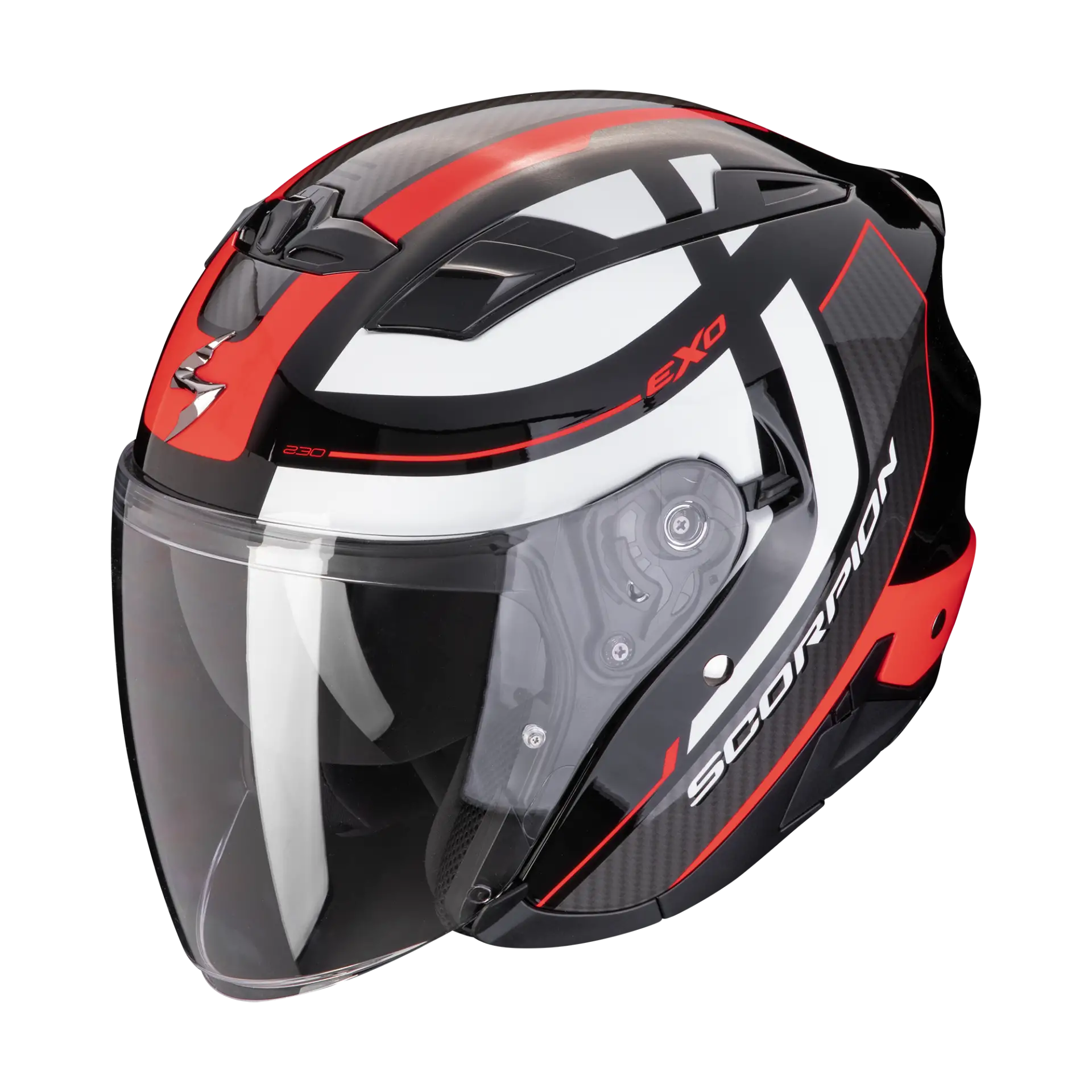 Casco jet Scorpion EXO 230 PUL Nero Rosso