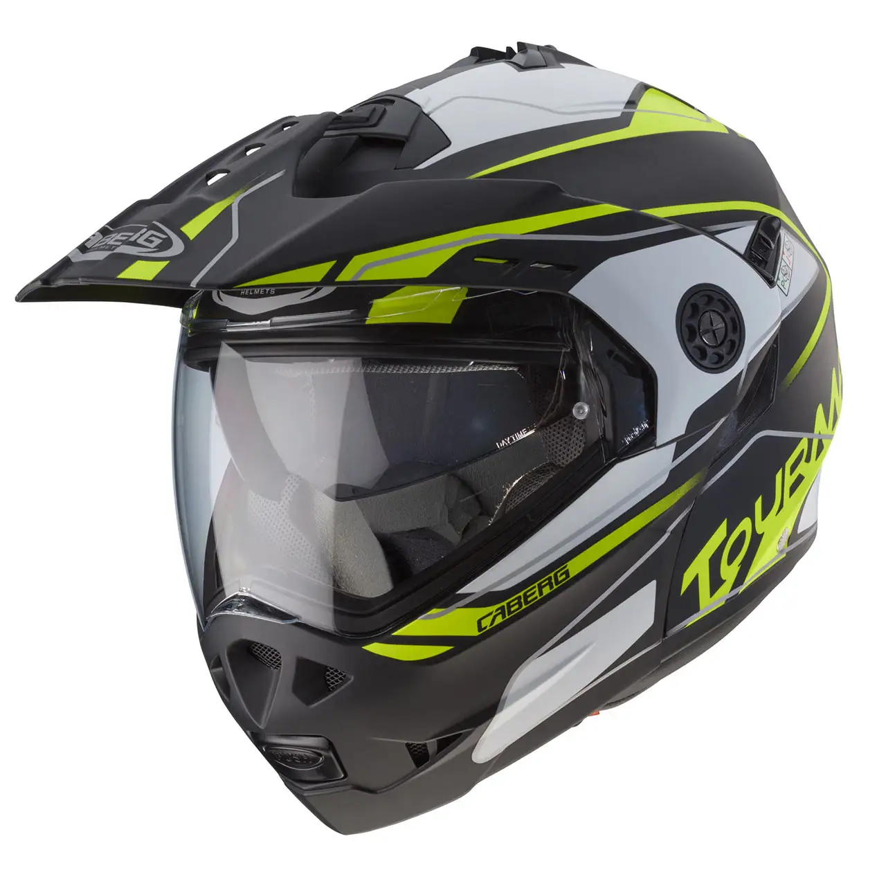 Casco Modulare Apribile LS2 FF906 ADVANT SPORT Bianco Nero Blu Moto Scooter Granturismo - Foto 5