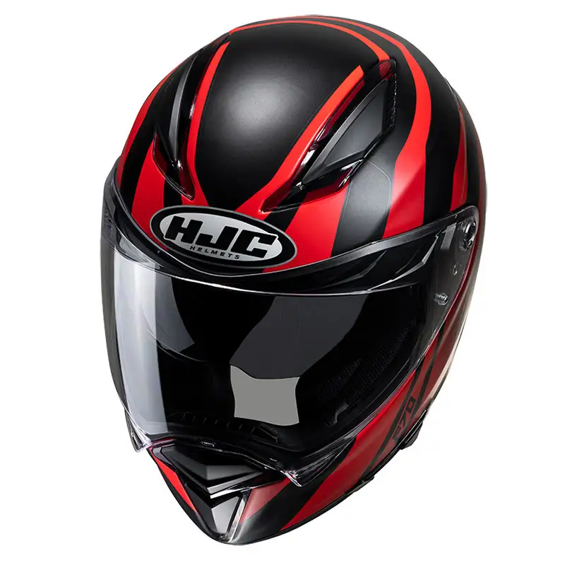 Casco integrale Hjc F70 GALLA Rosso Nero