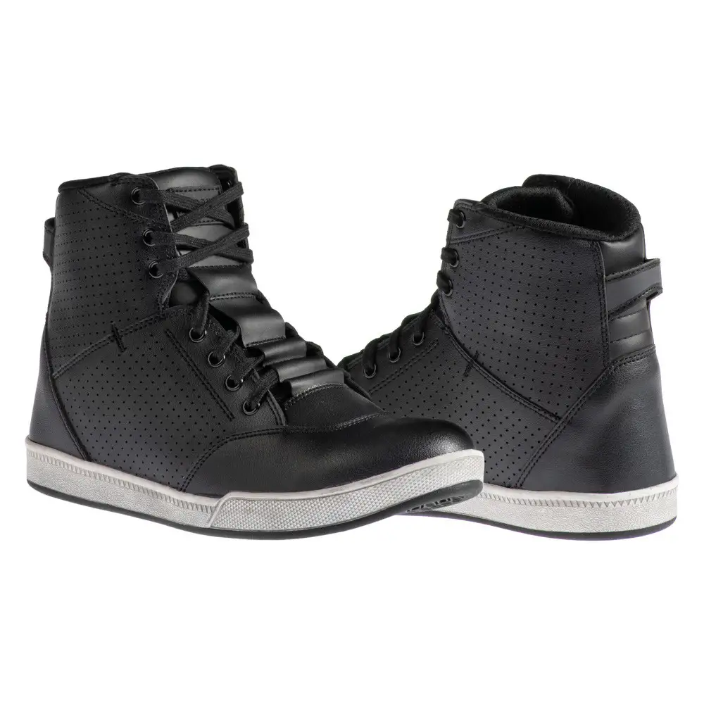 Scarpe moto pelle carburo urban wp nero store