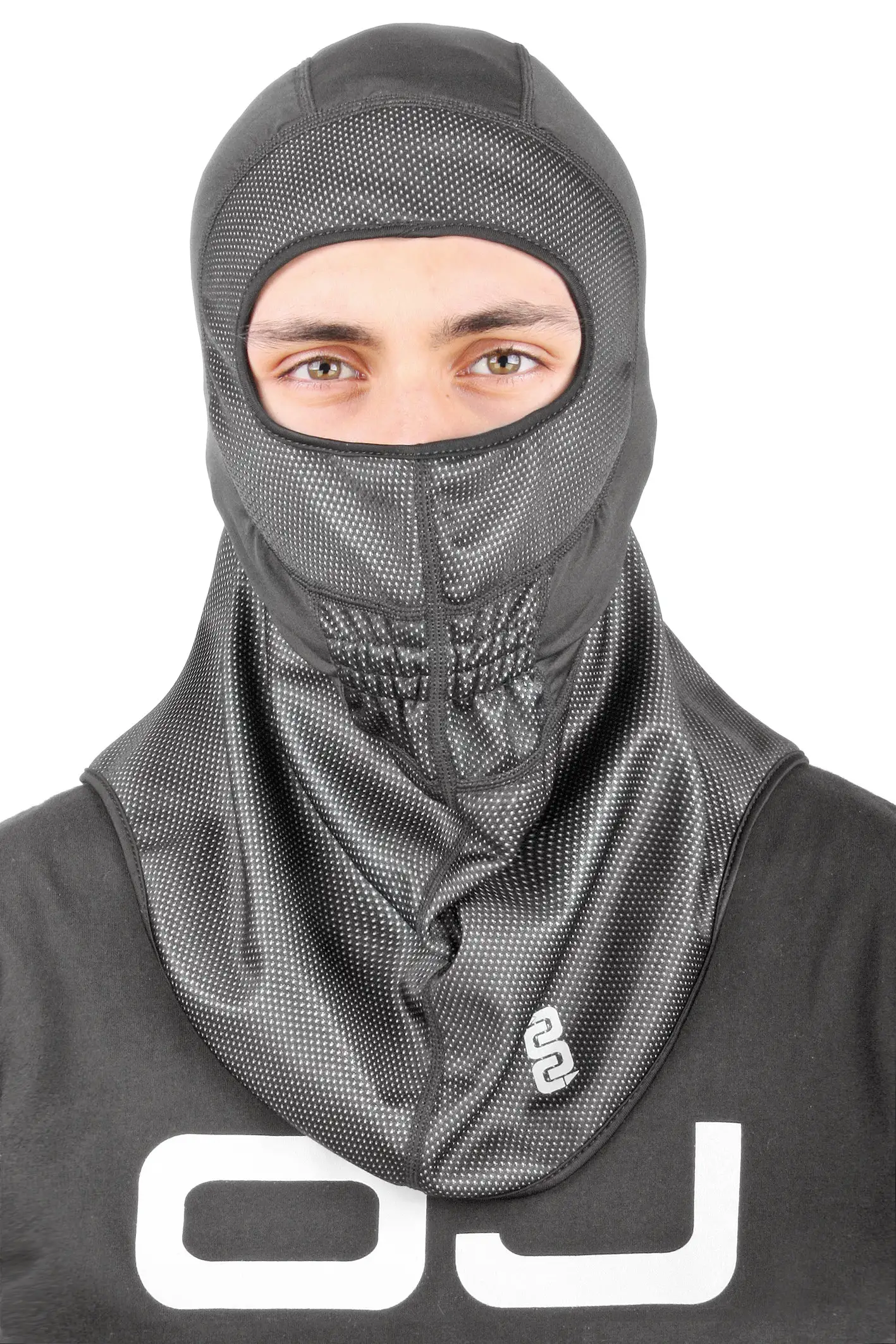 Sottocasco Moto con Collare Antivento OJ Pro Head Jet Nero Vendita