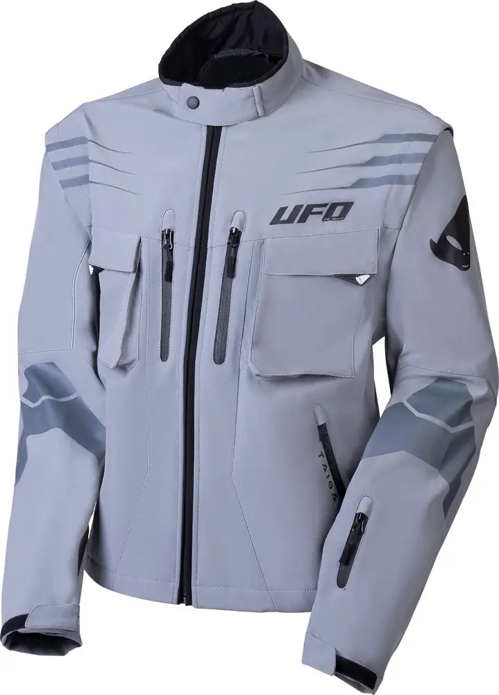 Giacca enduro Ufo Plast Taiga con maniche staccabili Grigio