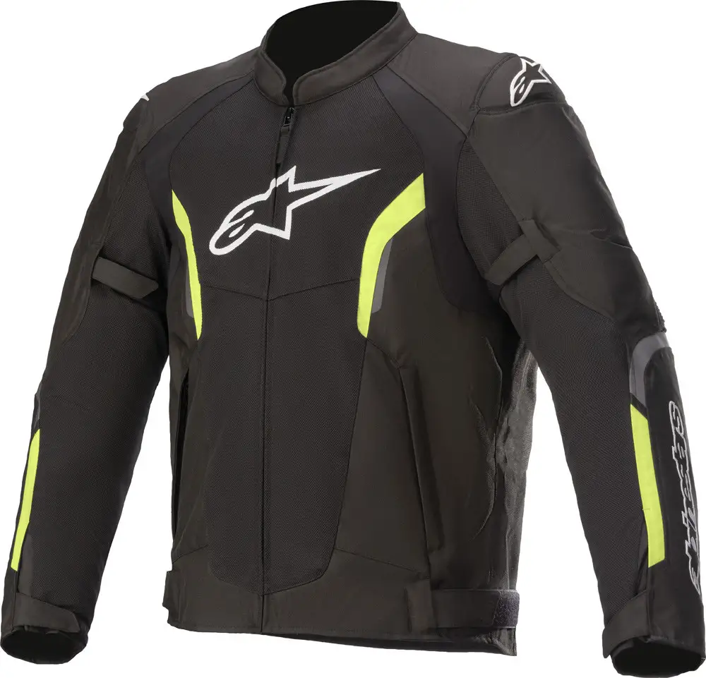 Giacca moto estiva Alpinestars AST V2 AIR Nero Giallo Fluo