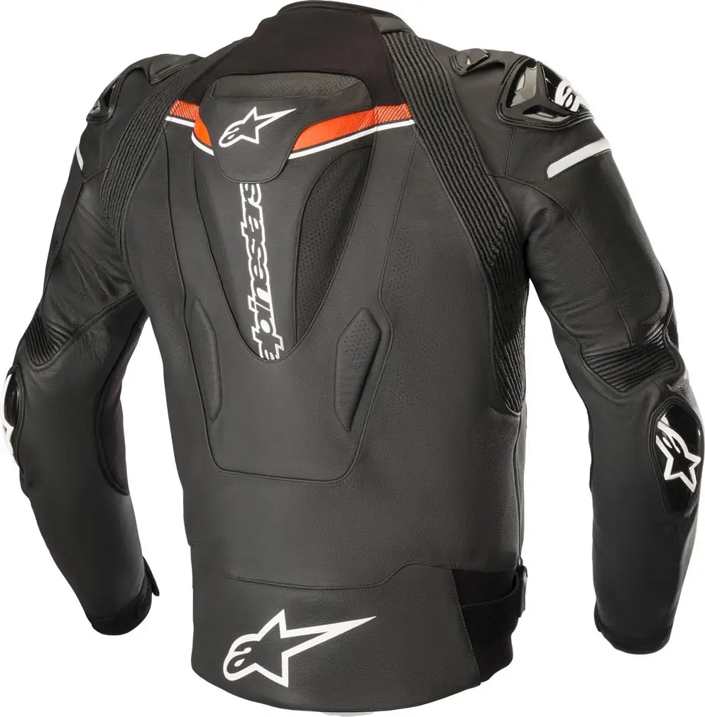 Giacca moto pelle Alpinestars ATEM V3 Nero Rosso