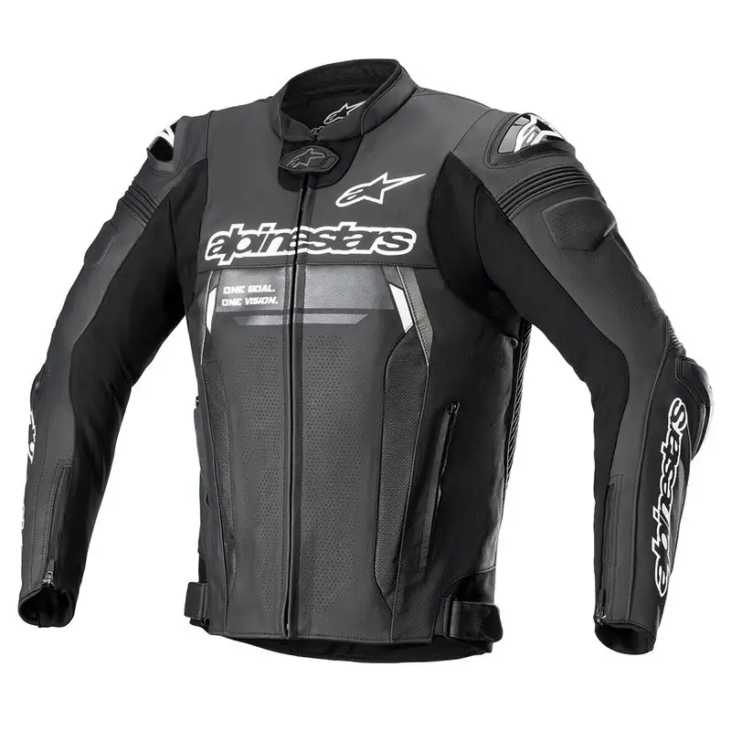 Giacca moto alpinestar pelle on sale