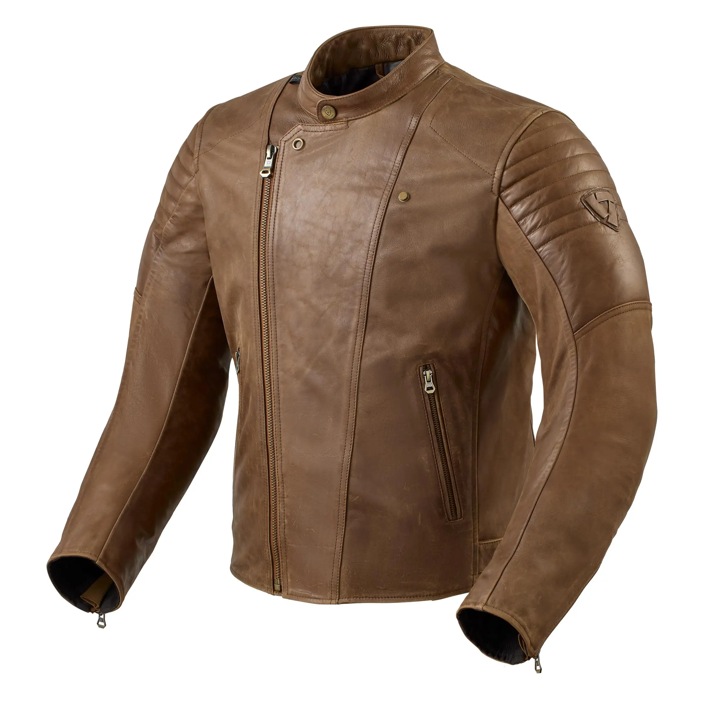 Giacca Moto Pelle Marrone Giacca Da Motociclista In Pelle Off 78%