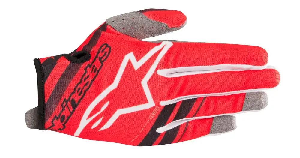 Guanti cross bambino Alpinestars YOUTH RADAR Rosso Nero