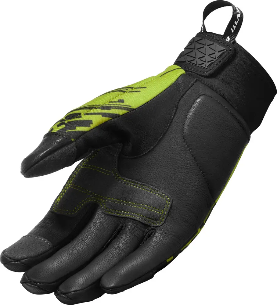 Guanti moto estivi Rev'it Spectrum Nero Giallo Neon