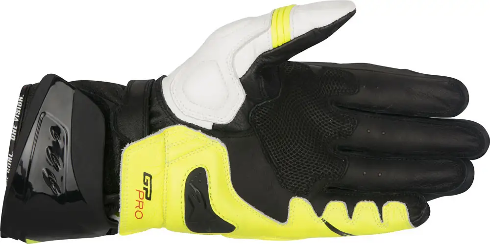 ALPINESTARS GP PRO r2 sport Guanto Nero//Bianco//Fluo-Giallo