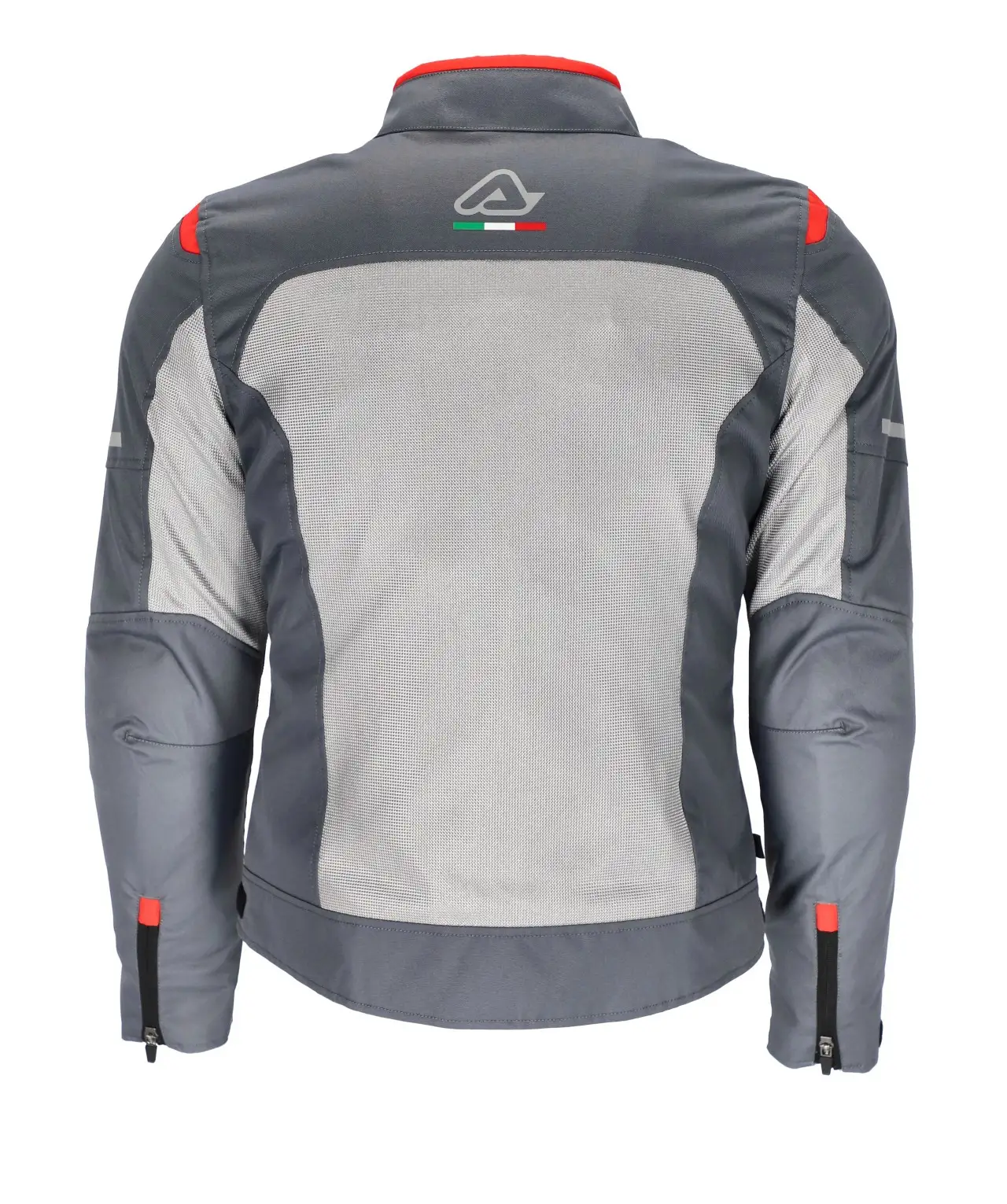 Giacca moto donna estiva Acerbis ON ROAD RUBY Grigio Rosso