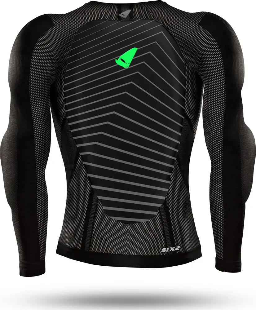 Maglia intima Ufo Plast Camo con protezioni Sas Tec-Koroyd Nero