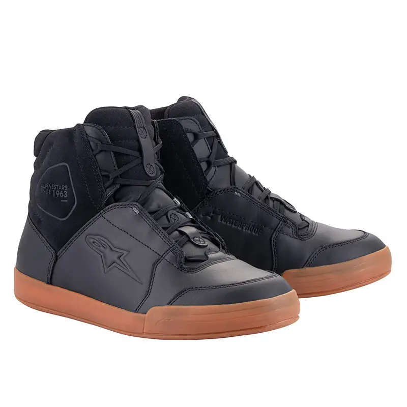 Scarpe moto Alpinestars CHROME DRYSTAR Nero Nero Gomma
