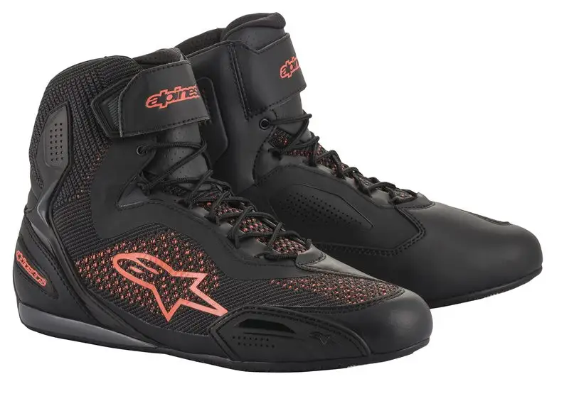 Scarpe moto Alpinestars FASTER 3 RIDEKNIT Nero Rosso