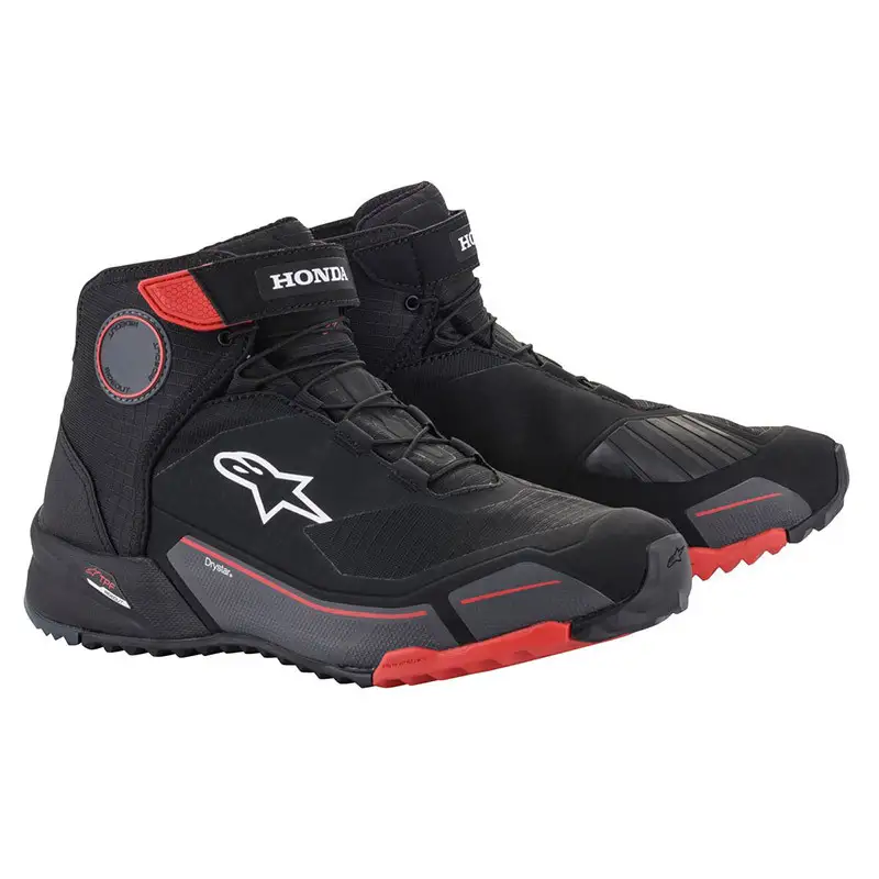 Scarpe moto Alpinestars HONDA COLLECTION CR X DRYSTAR RIDING Nero Rosso Grigio