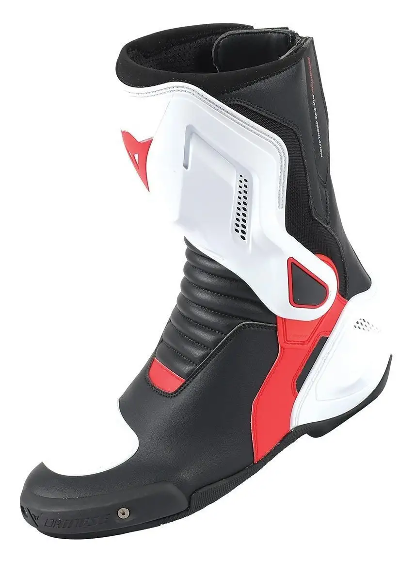 Stivali moto racing Dainese Nexus nero bianco rosso